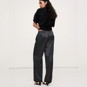 NWT B.R. ~- Wide-Leg 100% Silk Pant